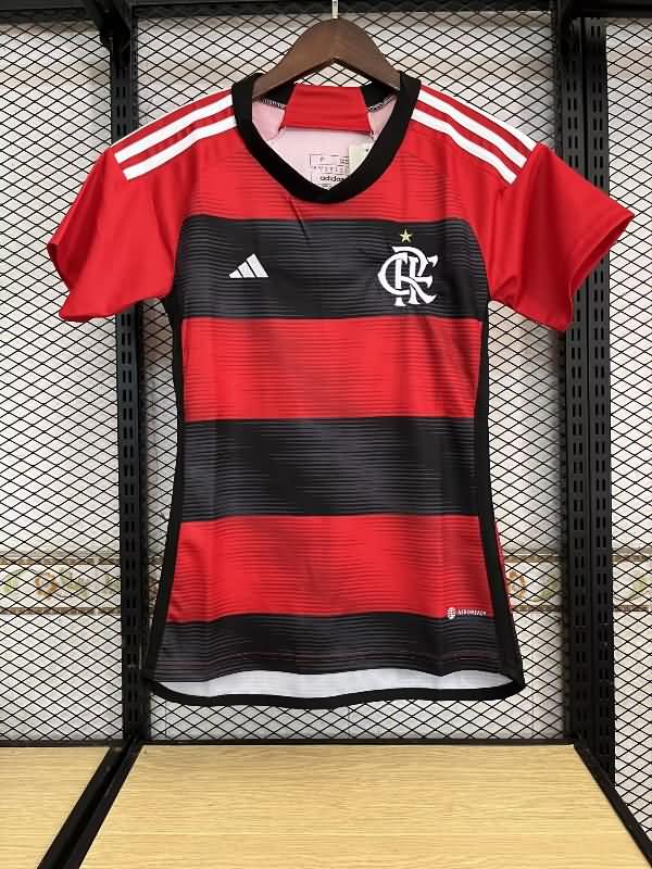 Flamengo Soccer Jersey Home Women Replica 2023