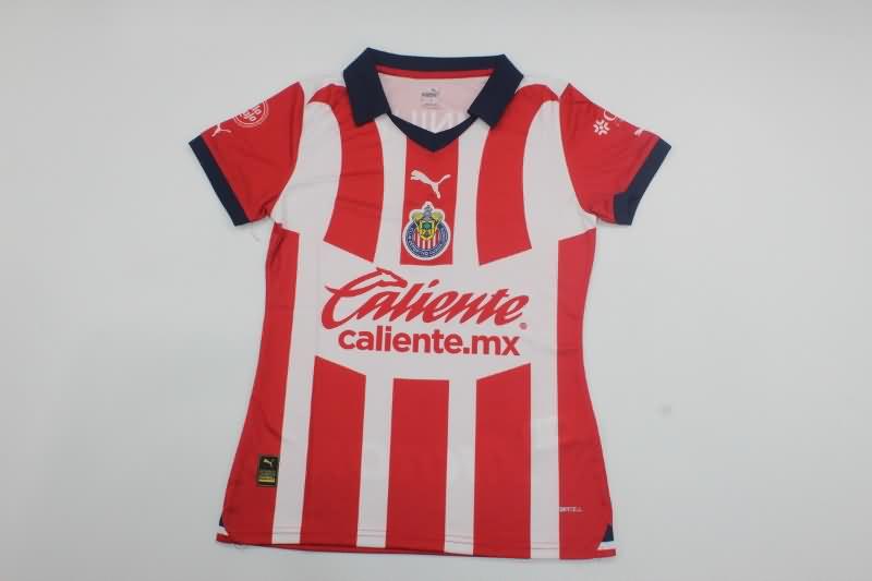 Guadalajara Soccer Jersey Home Women Replica 23/24