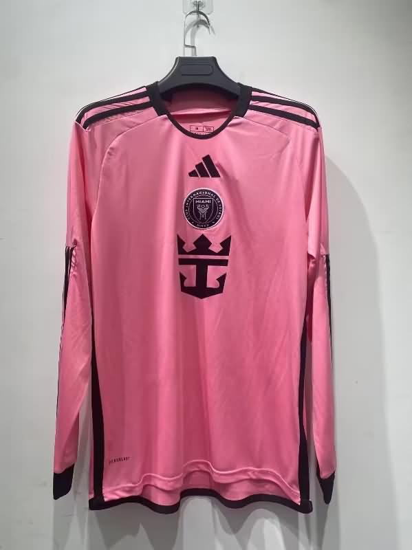 Inter Miami Soccer Jersey Home Long Sleeve Replica 2024