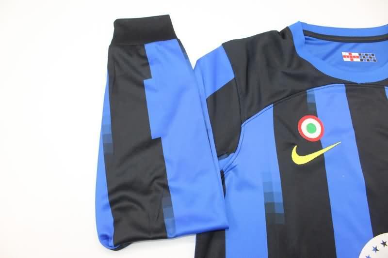 Inter Milan Soccer Jersey Home Long Sleeve Replica 23/24