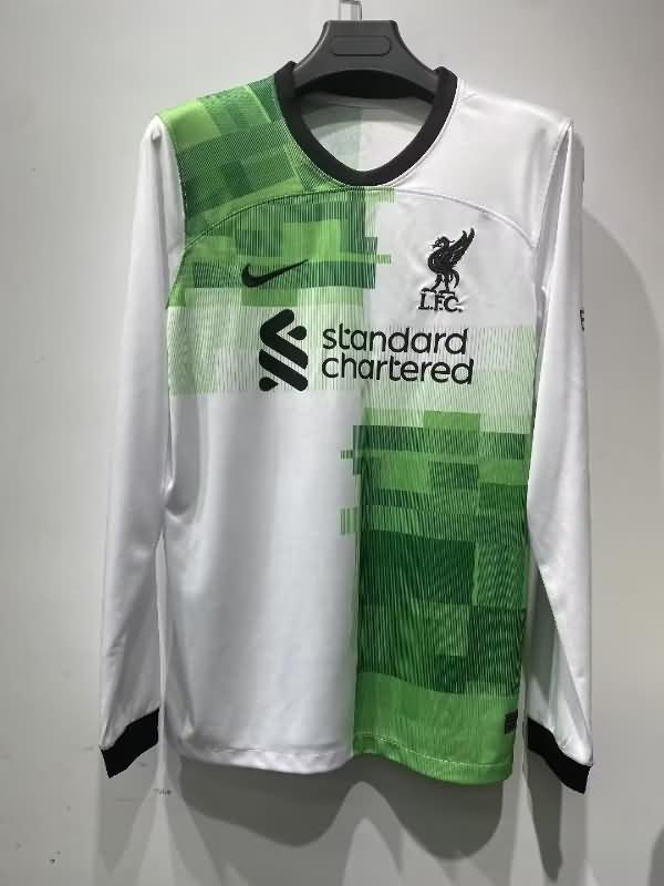 Liverpool Soccer Jersey Away Long Sleeve Replica 23/24