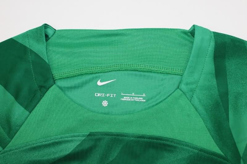 Liverpool Soccer Jersey Goalkeeper Green Long Sleeve Replica 23/24