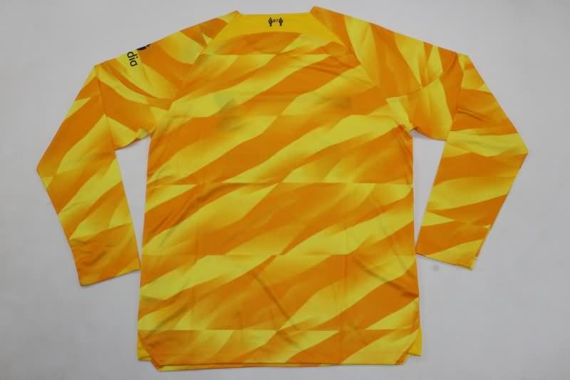 Liverpool Soccer Jersey Goalkeeper Yellow Long Sleeve Replica 23/24