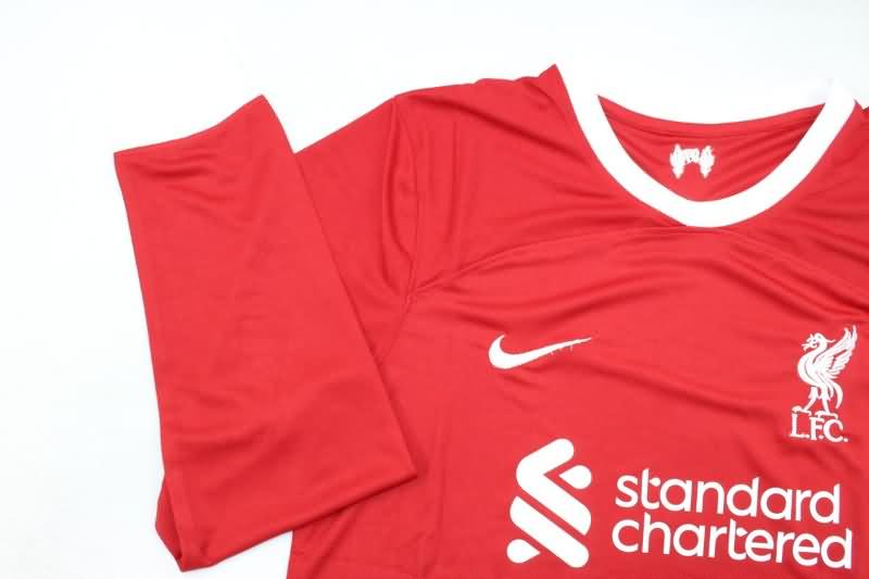 Liverpool Soccer Jersey Home Long Sleeve Replica 23/24