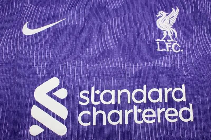 Liverpool Soccer Jersey Third Long Sleeve Replica 23/24