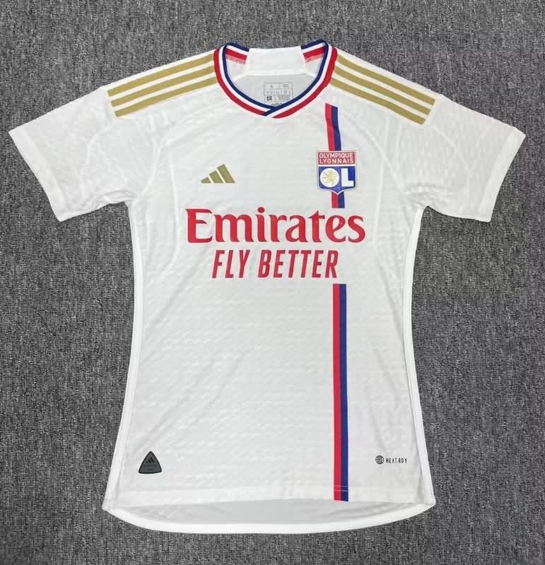 Lyon Soccer Jersey Home (Player) 23/24