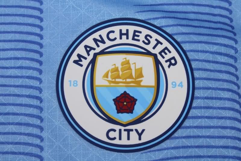 Manchester City Soccer Jersey Home Long Sleeve Replica 23/24