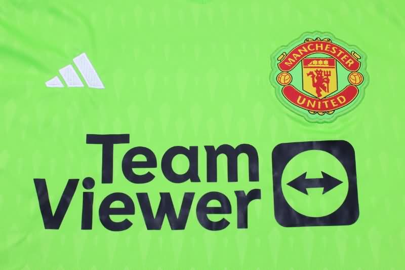 Manchester United Soccer Jersey Goalkeeper Green Replica 23/24