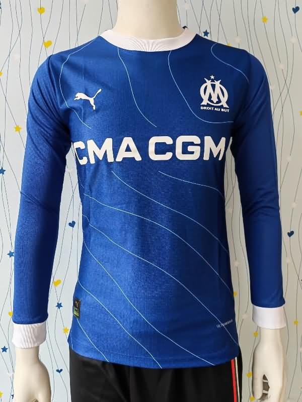 Marseilles Soccer Jersey Away Long Sleeve (Player) 23/24