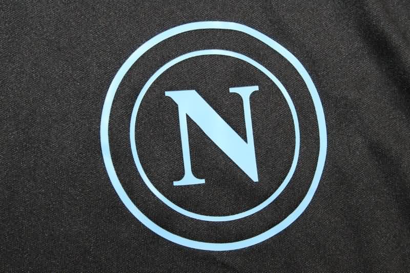 Napoli Soccer Jersey Black Replica 23/24
