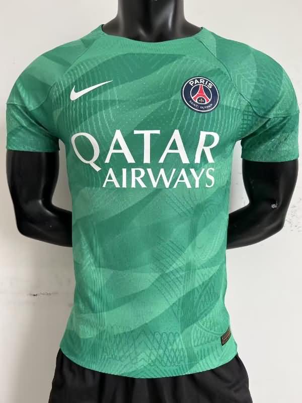 Paris St Germain Soccer Jersey Goalkeeper Green Long Replica 23/24