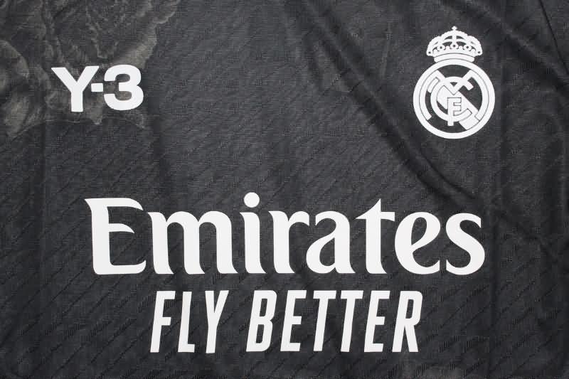 Real Madrid Soccer Jersey Fourth Black (Player) 23/24
