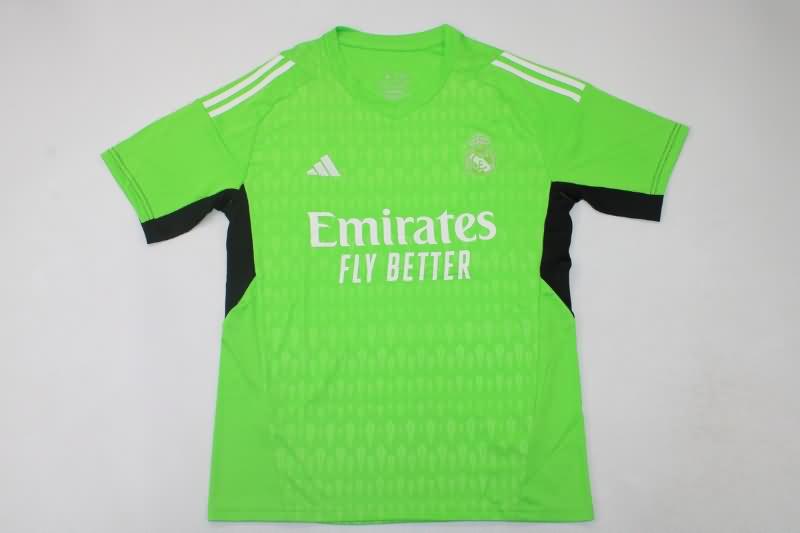 Real Madrid Soccer Jersey Goalkeeper Green Replica 23/24