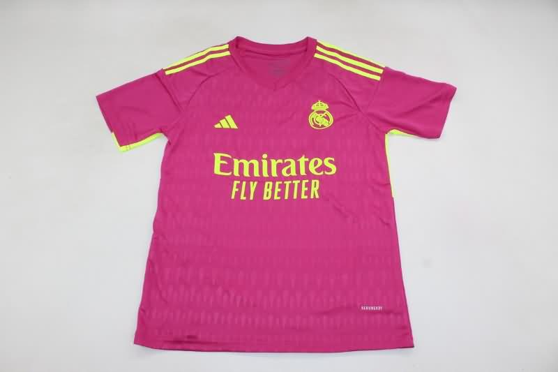 Real Madrid Soccer Jersey Goalkeeper Pink Replica 23/24