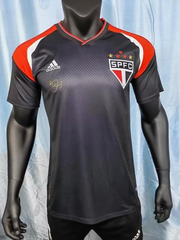 Sao Paulo Soccer Jersey Black Replica 2023