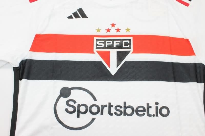 Sao Paulo Soccer Jersey Home (Player) 2023