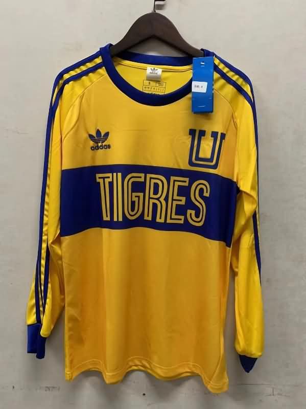 Tigres UANL Soccer Jersey Yellow Retro Long Sleeve Replica 2023