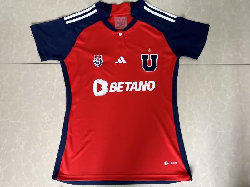 Universidad Chile Soccer Jersey Away Women Replica 2023