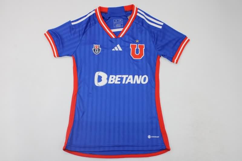 Universidad Chile Soccer Jersey Home Women Replica 2023