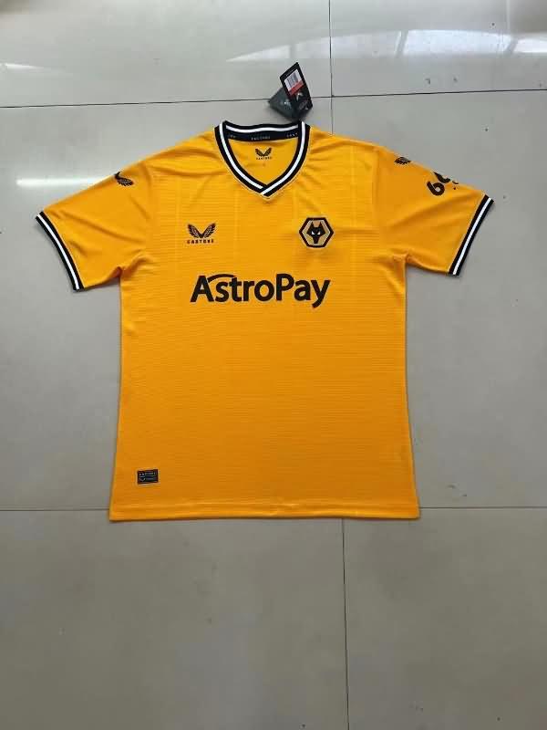 Wolves Soccer Jersey Home Replica 23/24