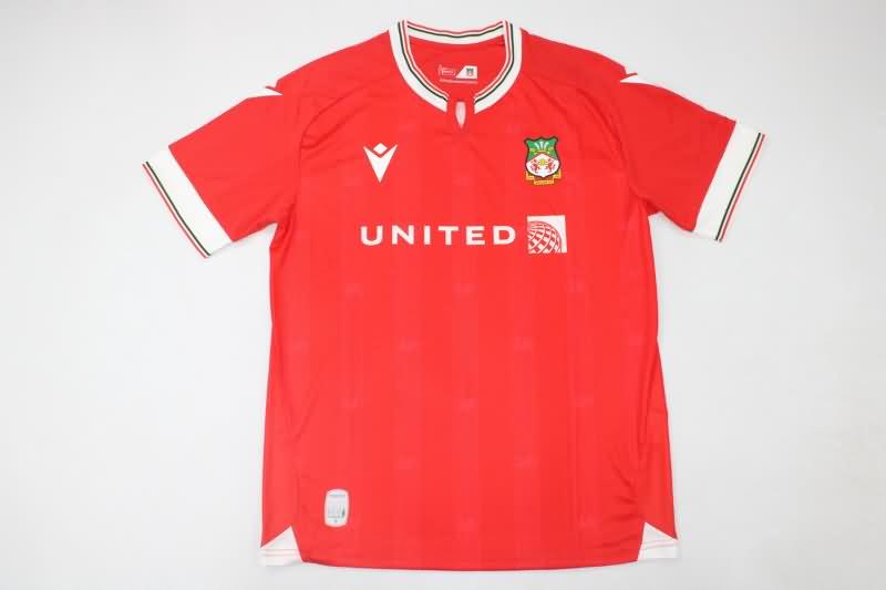 Wrexham Soccer Jersey Home Replica 23/24 [WREAAA2324H] 17.00