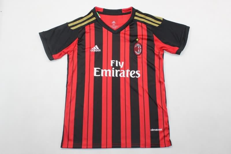 Kids AC Milan Soccer Jersey Home Replica 2013/14