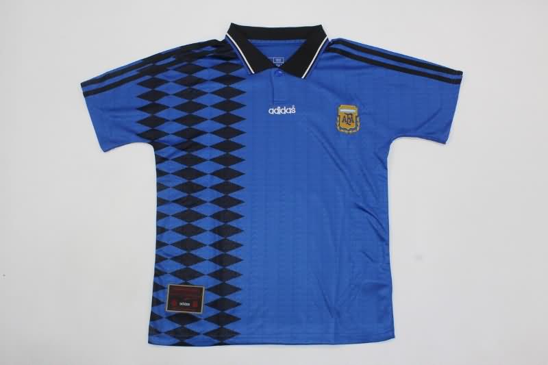 Kids Argentina Soccer Jersey Away Replica 1994