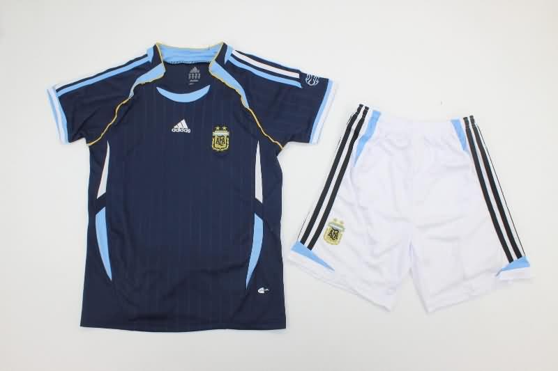 Kids Argentina Soccer Jersey Away Replica 2006
