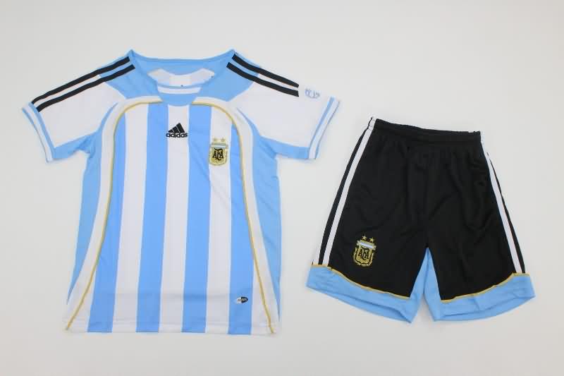 Kids Argentina Soccer Jersey Home Replica 2006