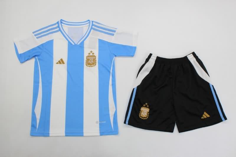 Kids Argentina Soccer Jersey Home Replica 2023/24