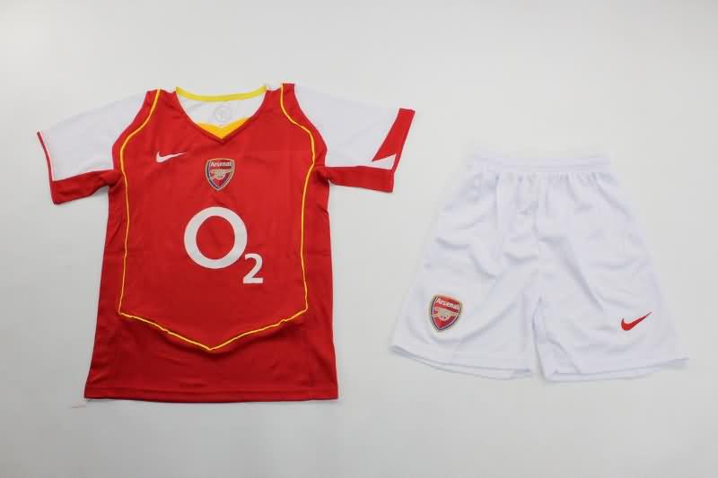 Kids Arsenal Soccer Jersey Home Replica 2004/05