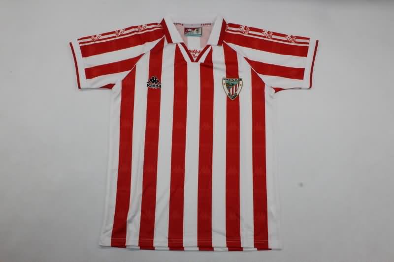 Kids Athletic Bilbao Soccer Jersey Home Replica 1995/97