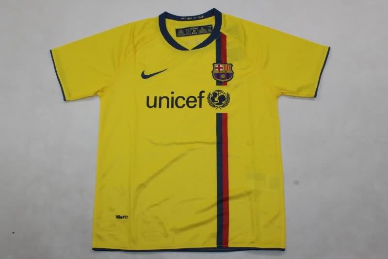 Kids Barcelona Soccer Jersey Away Replica 2008/09