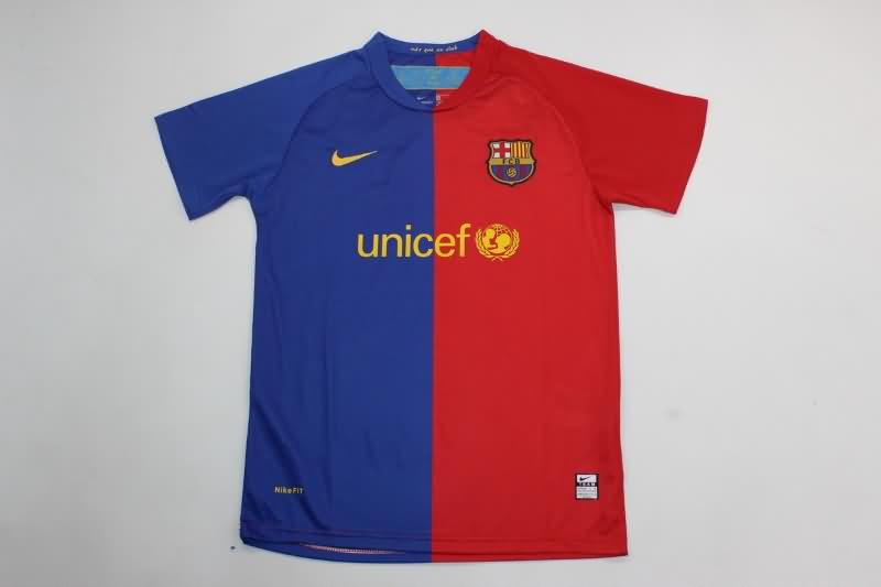 Kids Barcelona Soccer Jersey Home Replica 2008/09