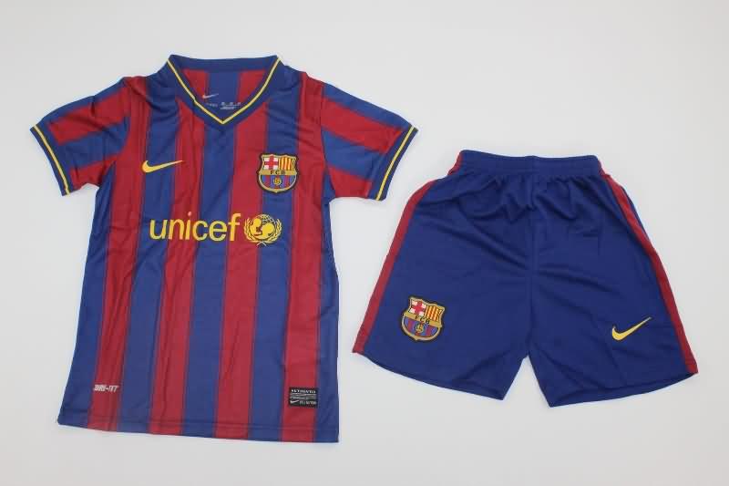 Kids Barcelona Soccer Jersey Home Replica 2009/10