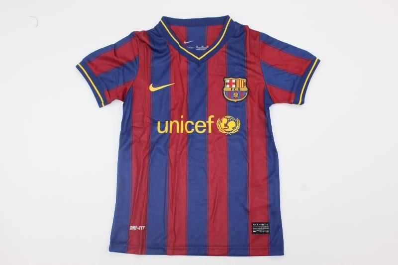 Kids Barcelona Soccer Jersey Home Replica 2009/10