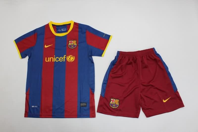 Kids Barcelona Soccer Jersey Home Replica 2010/11