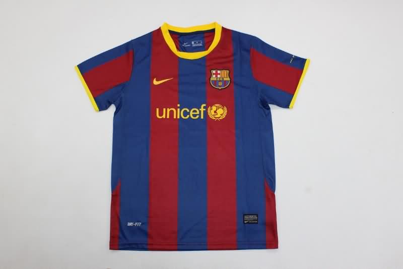 Kids Barcelona Soccer Jersey Home Replica 2010/11