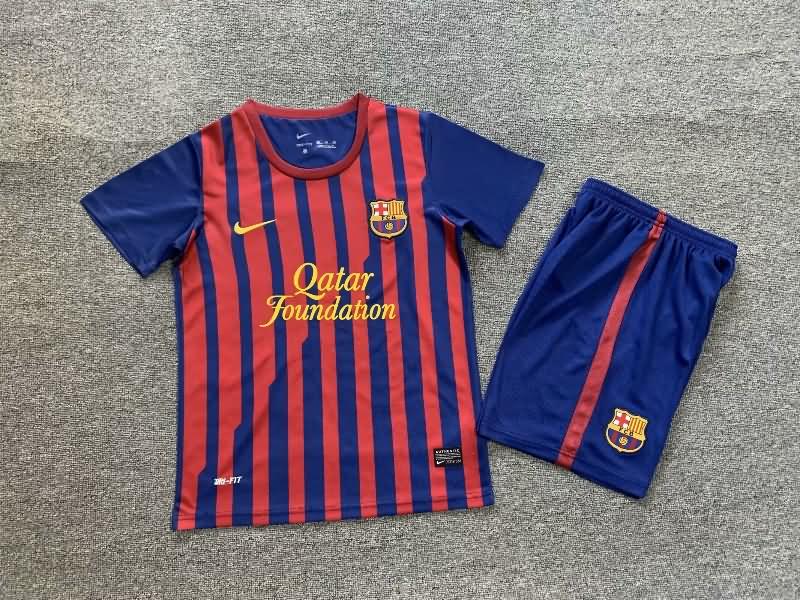 Kids Barcelona Soccer Jersey Home Replica 2011/12