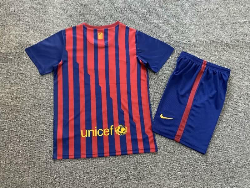 Kids Barcelona Soccer Jersey Home Replica 2011/12