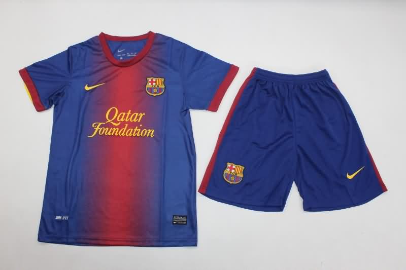 Kids Barcelona Soccer Jersey Home Replica 2012/13