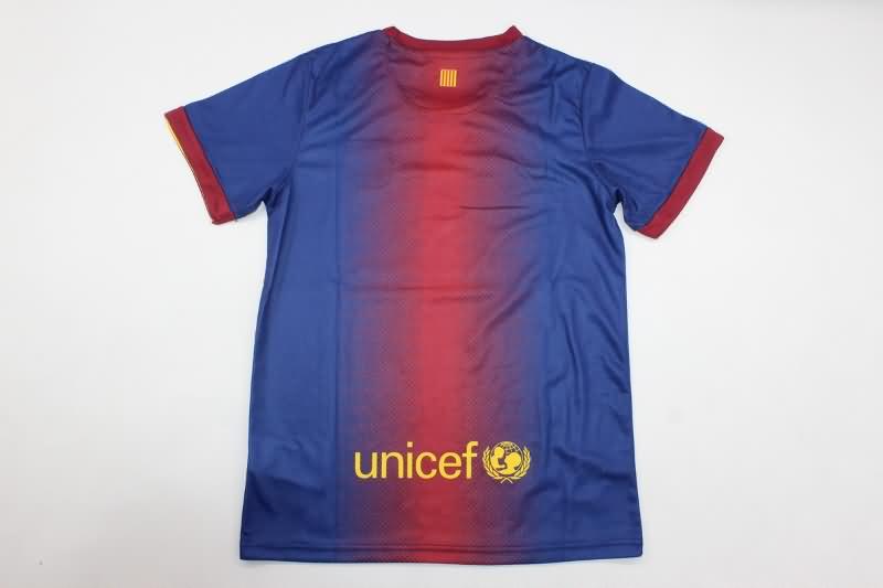 Kids Barcelona Soccer Jersey Home Replica 2012/13