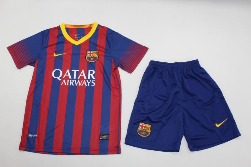 Kids Barcelona Soccer Jersey Home Replica 2013/14