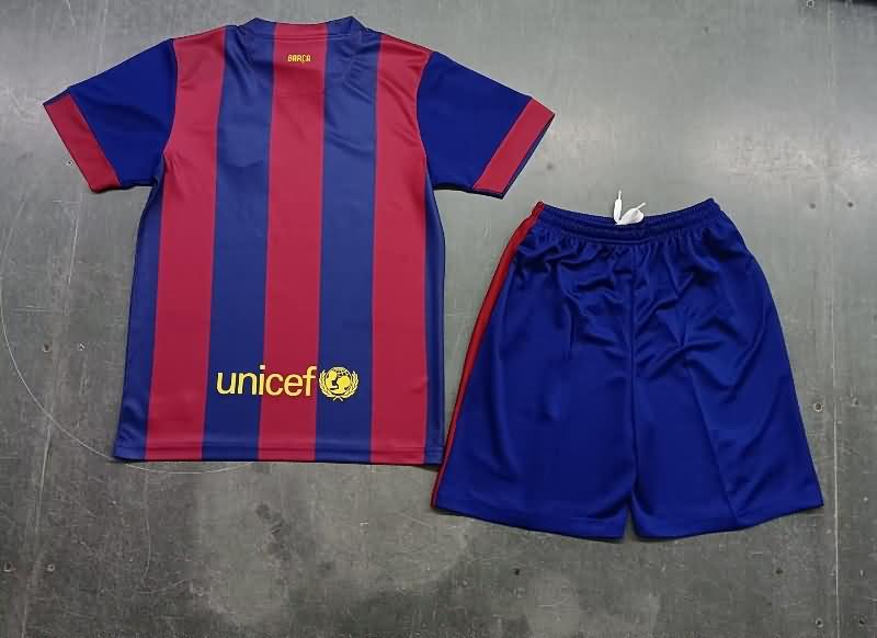 Kids Barcelona Soccer Jersey Home Replica 2014/15