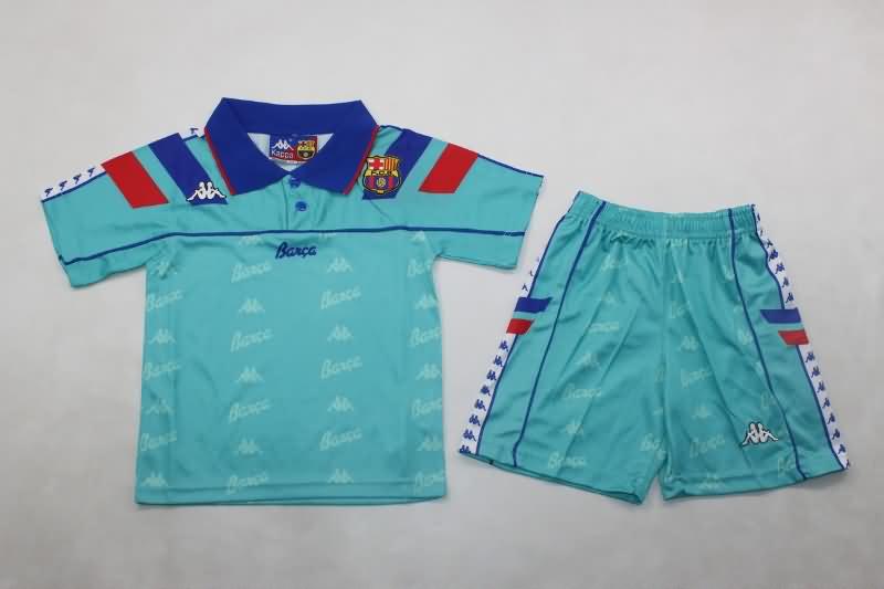 Kids Barcelona Soccer Jersey Away Replica 1992/95