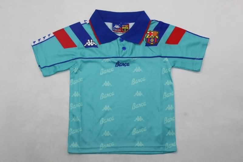 Kids Barcelona Soccer Jersey Away Replica 1992/95