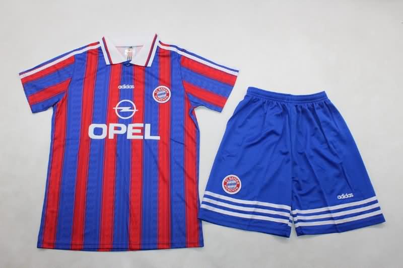 Kids Bayern Munich Soccer Jersey Home Replica 1995/97