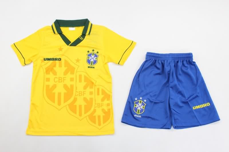 Kids Brazil Soccer Jersey Home Replica 1994