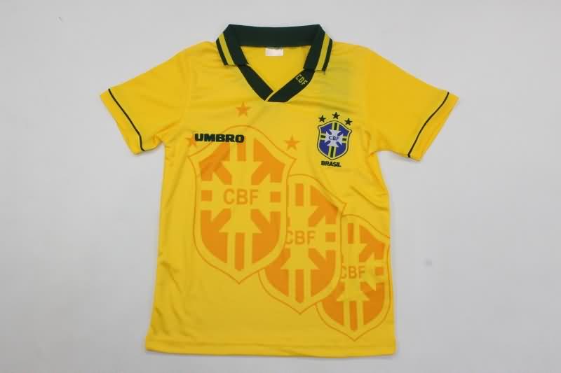 Kids Brazil Soccer Jersey Home Replica 1994