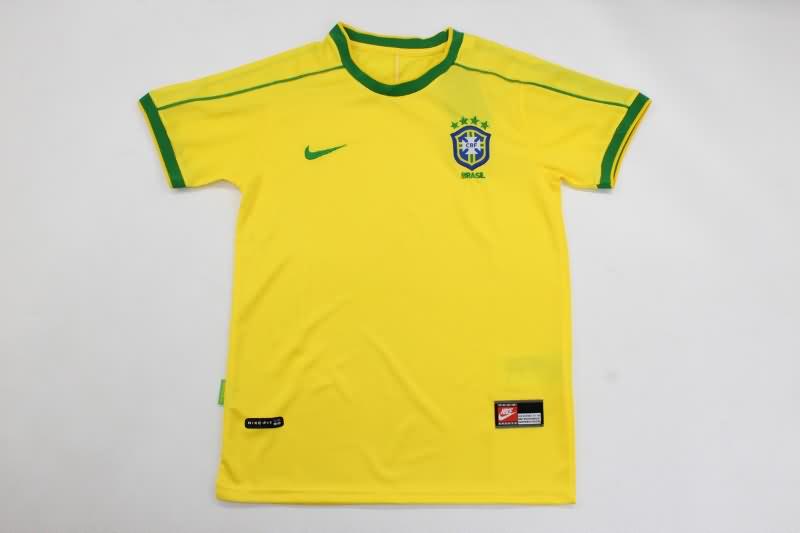 Kids Brazil Soccer Jersey Home Replica 1998